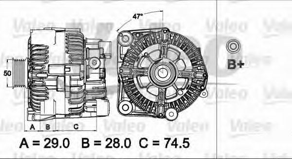 VALEO 437498 Alternator